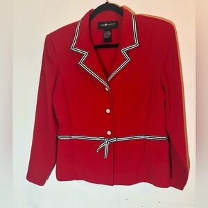 Sag Harbor Women's Red Blazer